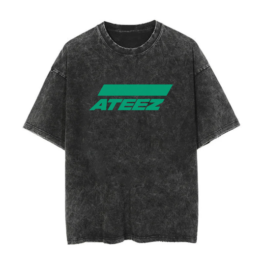 T-Shirt Ateez Vert