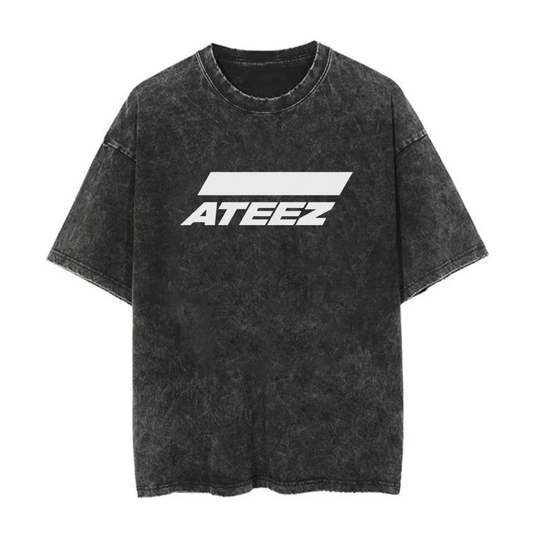 T-Shirt Ateez Blanc